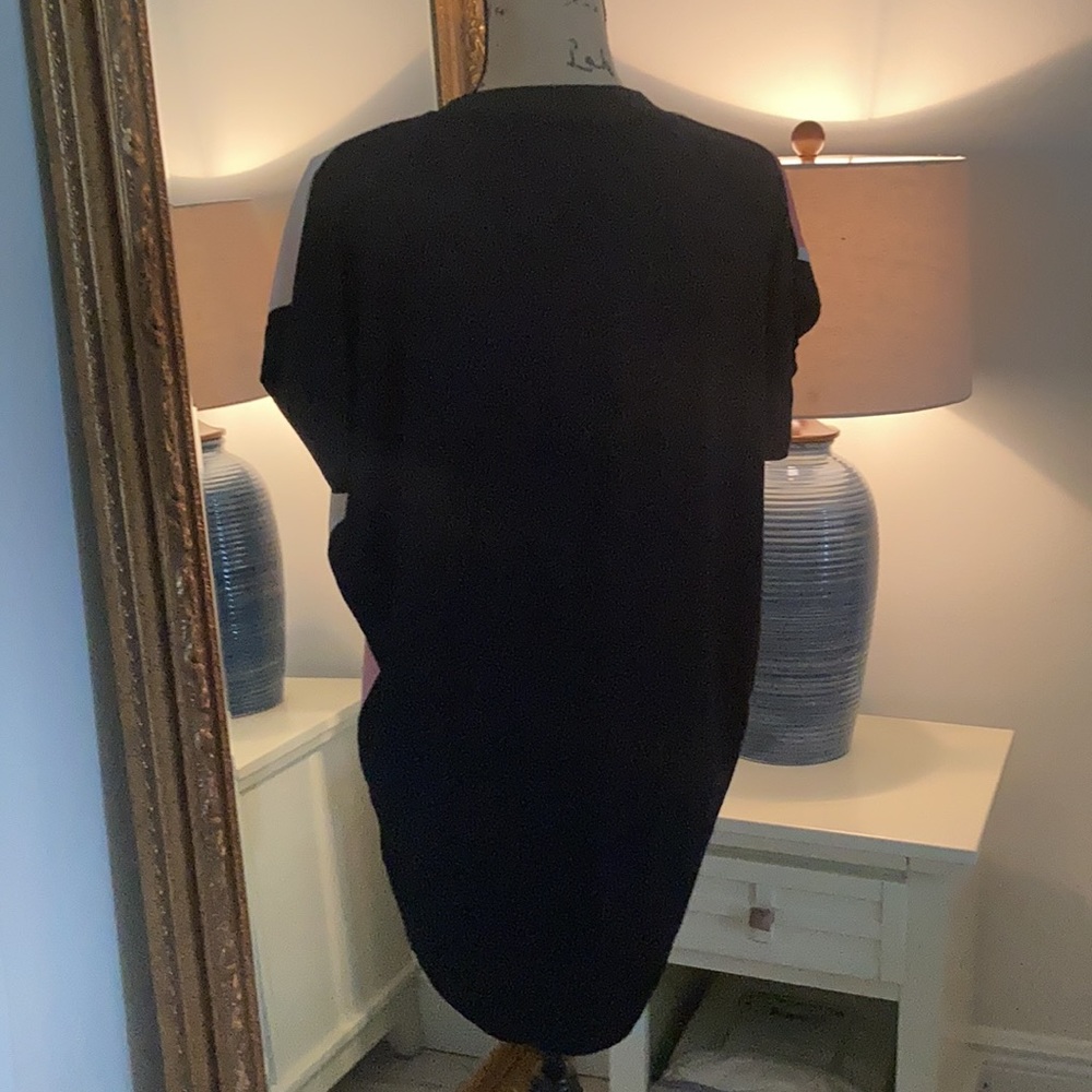 Unisex Modern Tunic Patchwork Print Medium - image 6